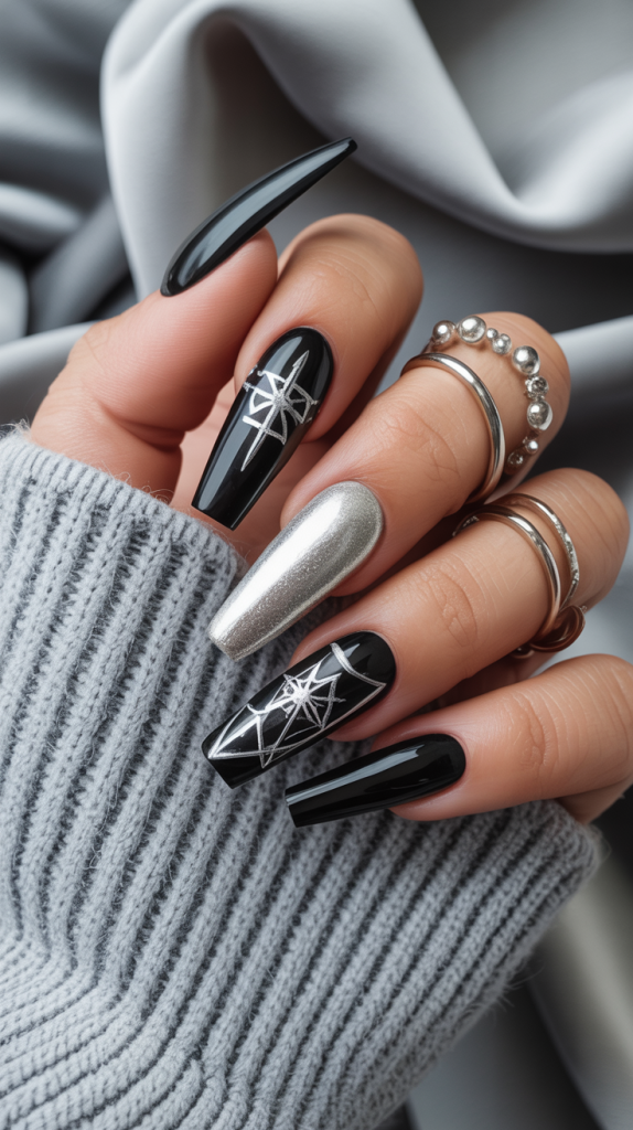 Gothic Coffin Nails. Why Coffin Shape Is Perfect for Gothic NailsThe coffin shape plays a fundamental role in how gothic nails are perceived