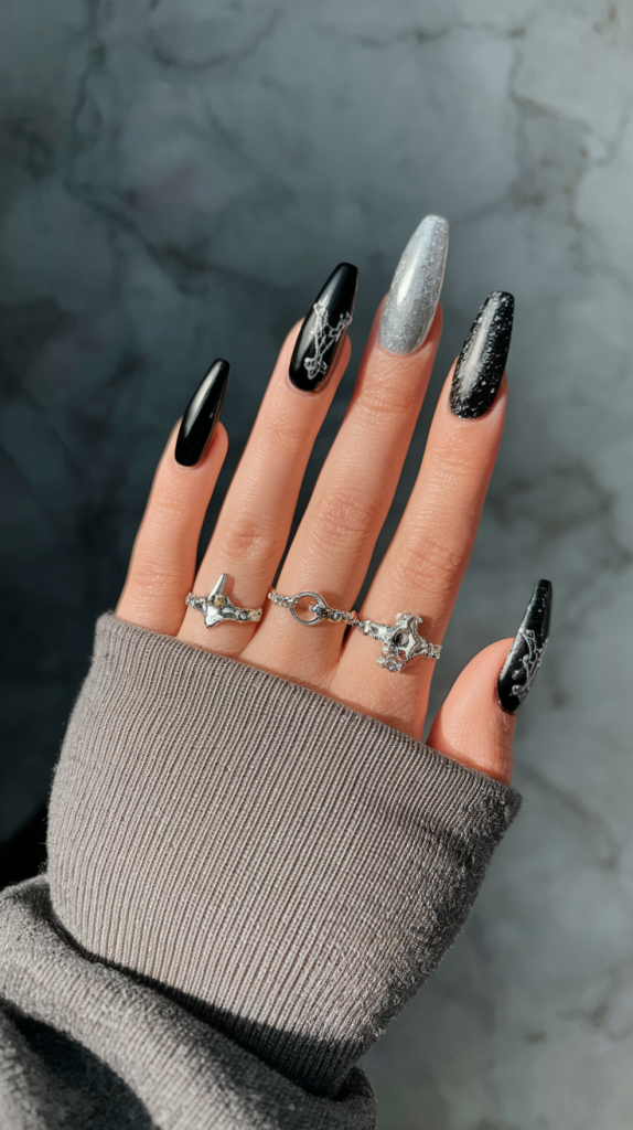 Gothic Coffin Nails. Why Coffin Shape Is Perfect for Gothic NailsThe coffin shape plays a fundamental role in how gothic nails are perceived