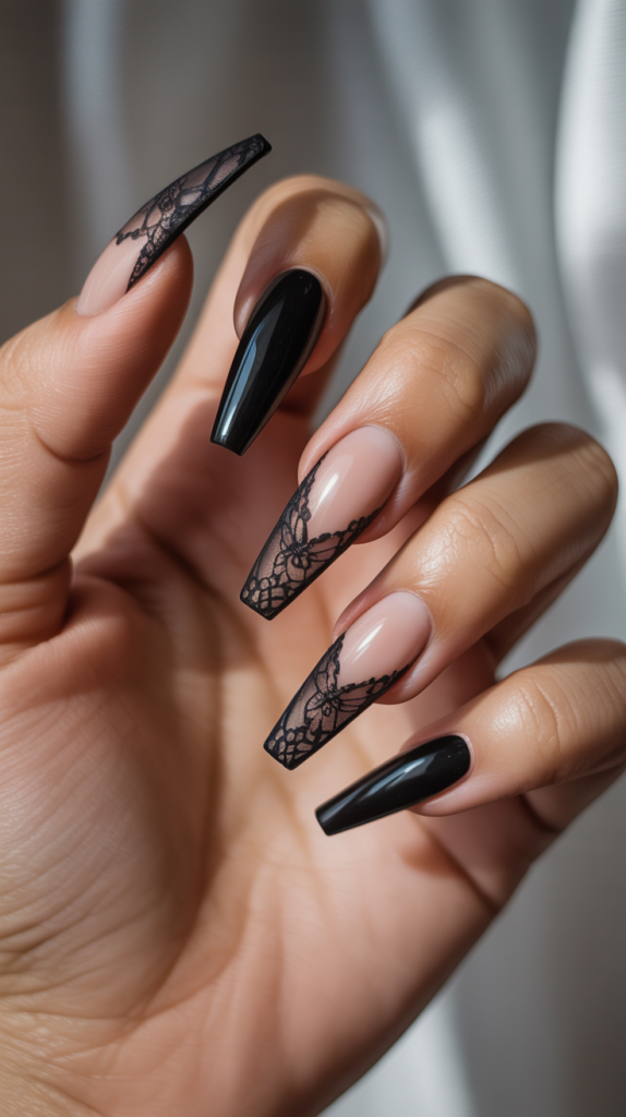 Gothic Coffin Nails. Why Coffin Shape Is Perfect for Gothic NailsThe coffin shape plays a fundamental role in how gothic nails are perceived