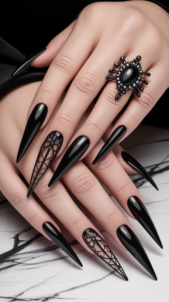 Gothic Coffin Nails. Why Coffin Shape Is Perfect for Gothic NailsThe coffin shape plays a fundamental role in how gothic nails are perceived