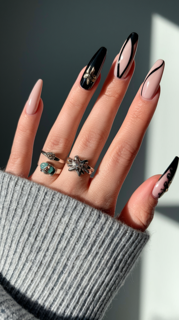 Gothic Coffin Nails. Why Coffin Shape Is Perfect for Gothic NailsThe coffin shape plays a fundamental role in how gothic nails are perceived