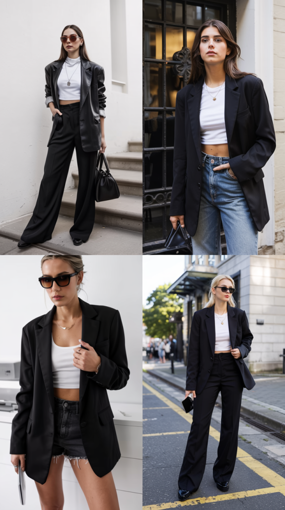 12 Black Blazer Outfit Ideas
