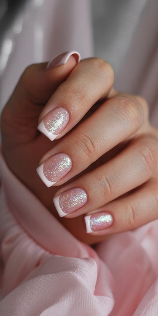 Sparkling Glitter Nails. Effortless Elegance with Luxury Custom Nails