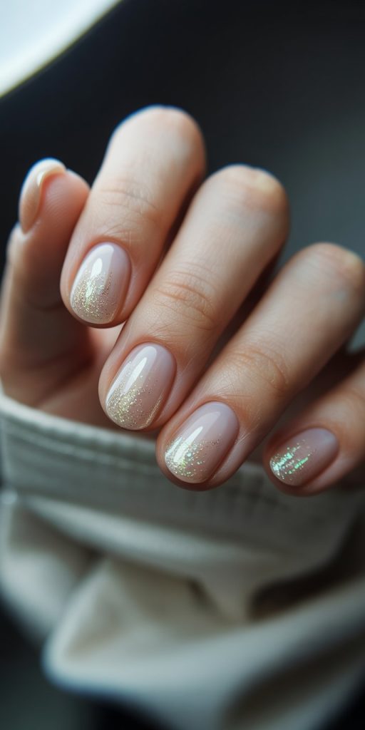 Sparkling Glitter Nails. Effortless Elegance with Luxury Custom Nails