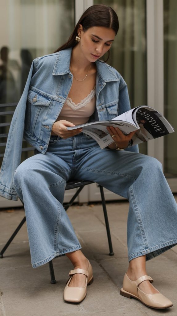 16 Chic Wide-Leg Denim Jean Outfits for Women – Effortlessly Stylish Looks for Every Occasion