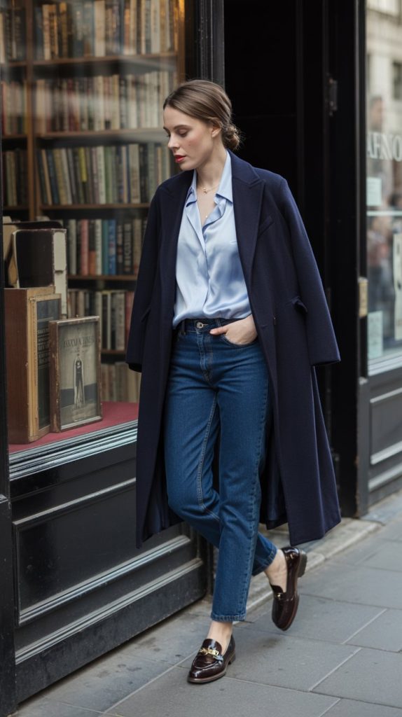 18 Old Money Quiet Luxury Denim Jeans Outfits for the Elegant Modern Woman