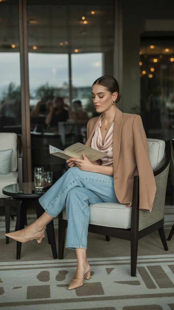 18 Old Money Quiet Luxury Denim Jeans Outfits for the Elegant Modern Woman