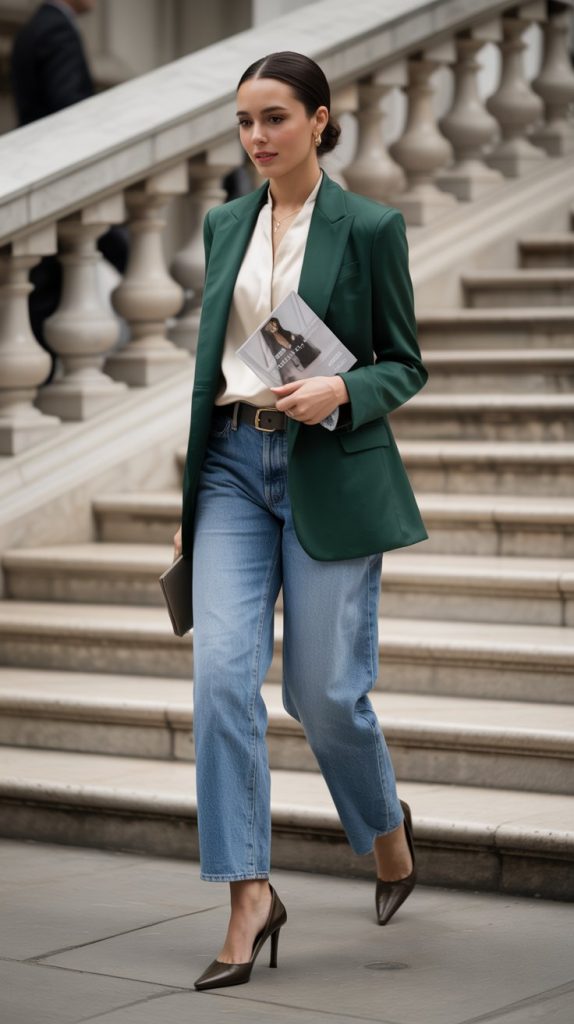 18 Old Money Quiet Luxury Denim Jeans Outfits for the Elegant Modern Woman