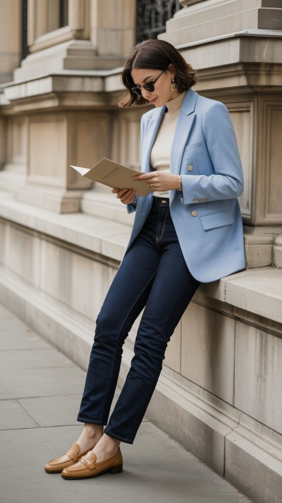 18 Old Money Quiet Luxury Denim Jeans Outfits for the Elegant Modern Woman