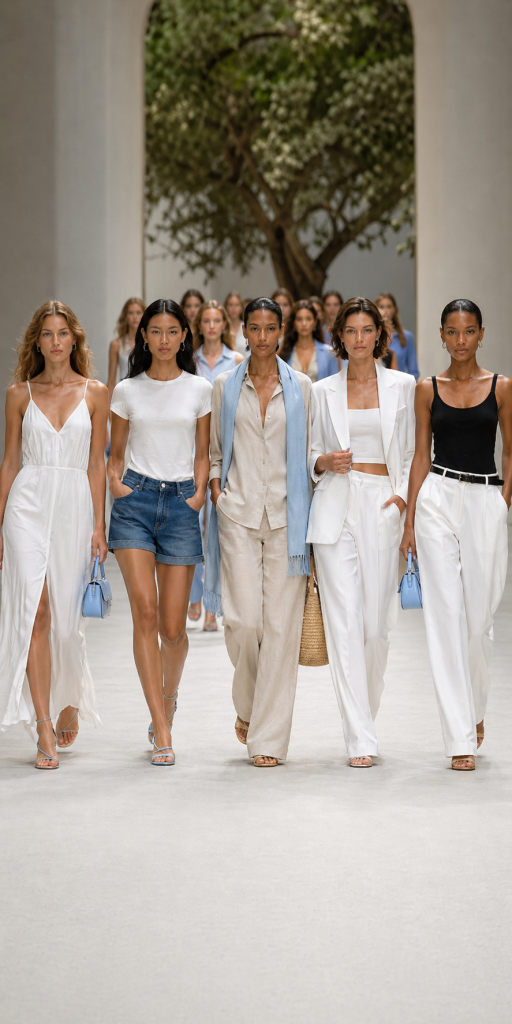 How to Wear Icy Blue This Summer Without Looking Too Sweet