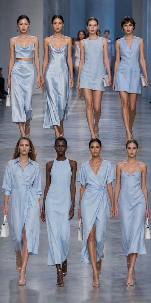 How to Wear Icy Blue This Summer Without Looking Too Sweet