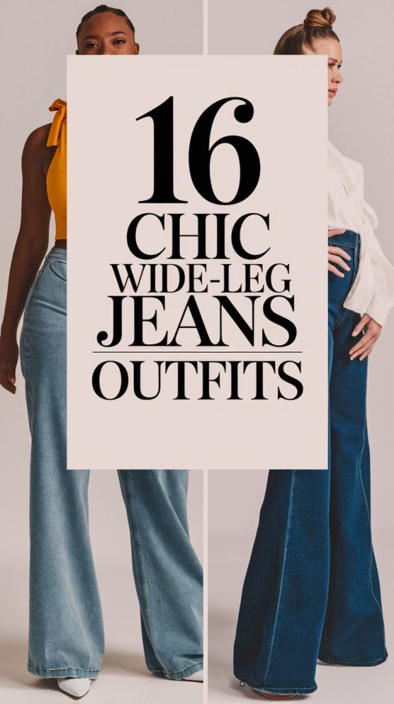 16 Chic Wide-Leg Denim Jean Outfits for Women – Effortlessly Stylish Looks for Every Occasion