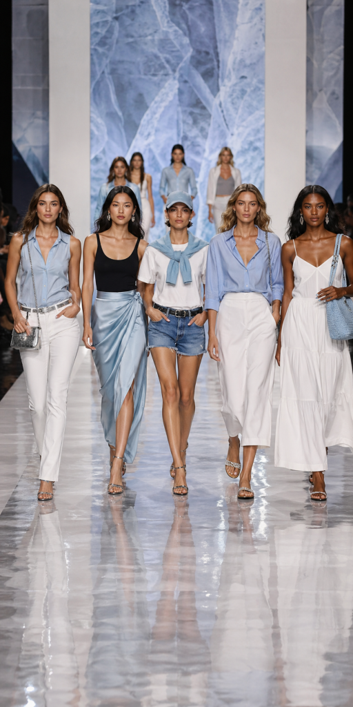 The Icy Blue Summer Capsule Wardrobe 17 Pieces for a Cool Elegant Look