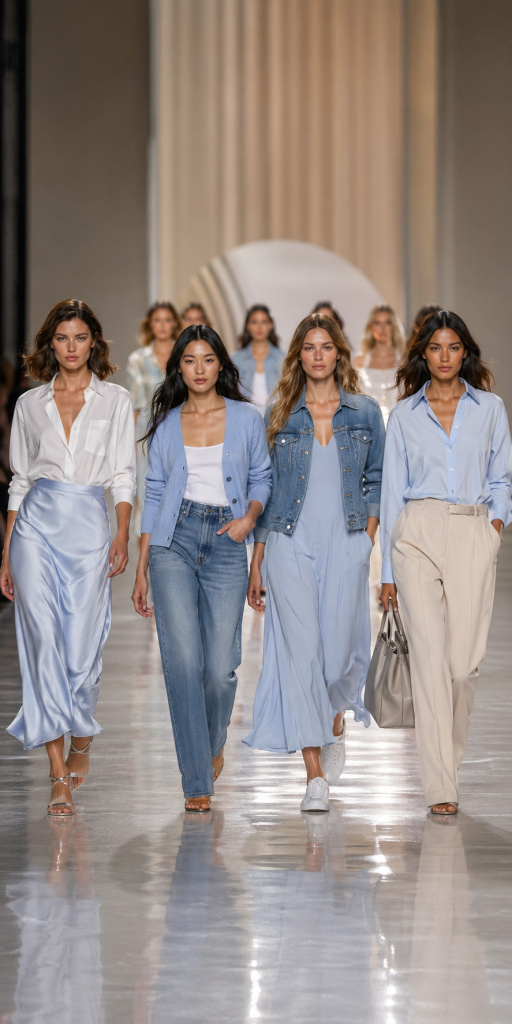 The Icy Blue Summer Capsule Wardrobe 17 Pieces for a Cool Elegant Look