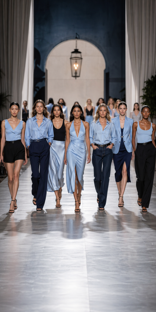 How to Wear Icy Blue This Summer Without Looking Too Sweet