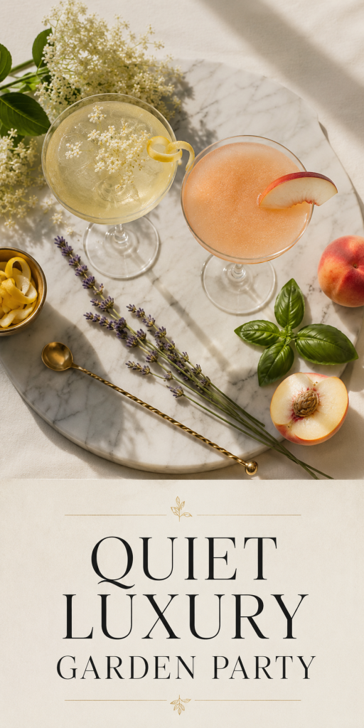 10 Elegant Summer Cocktails for a Quiet Luxury Garden Party
