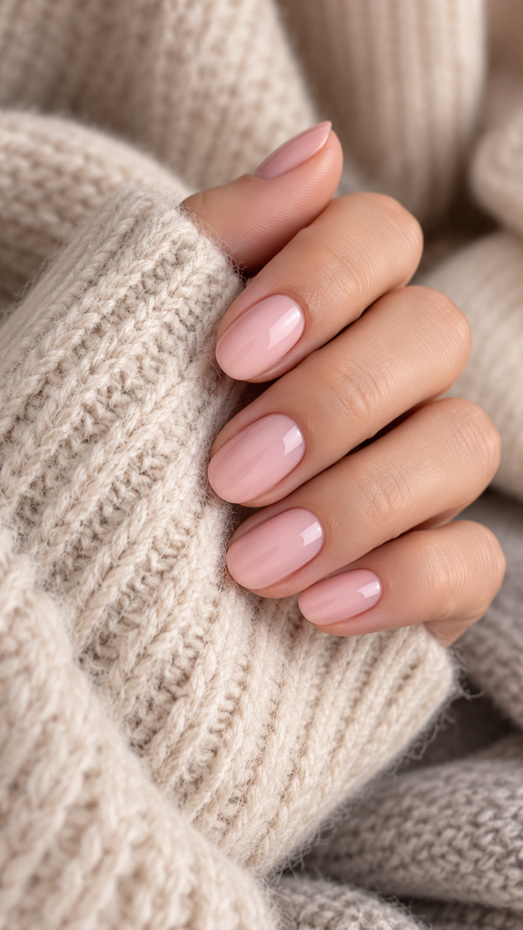 Cashmere Pink With Cozy Knitwear