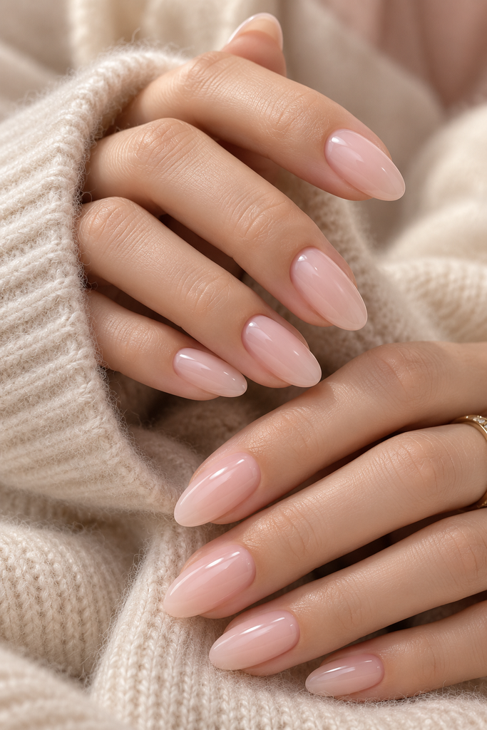 Signature Milky Pink Cashmere Manicure